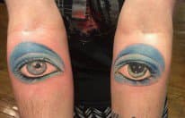David Bowie's Eyes Tattoo