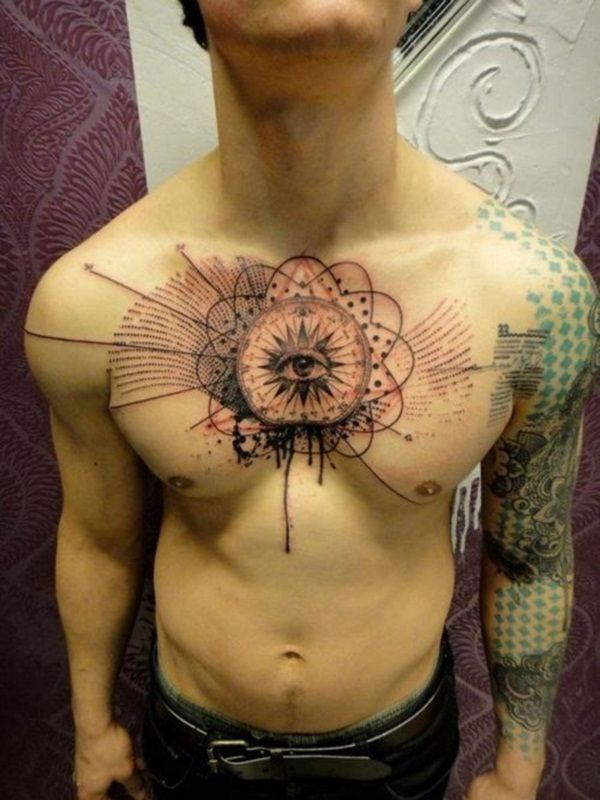 Mellkas tetoválás férfiaknak - 70 legjobb mellkasi tetoválás. Rangsorolt!