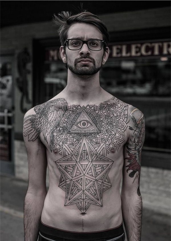 Mellkasi tetoválás férfiaknak - 70 legjobb mellkasi tetoválás. Rangsorolt!