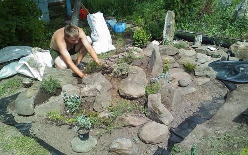 izgradnja kamenog vrta
