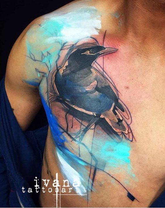 Crow Tattoo Ideas - de BESTE 100 kråketatoveringene på planeten Jorden