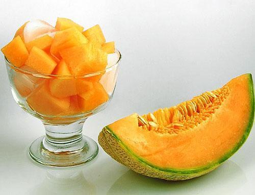 De smaak en het aroma van rijpe meloen zullen je opvrolijken