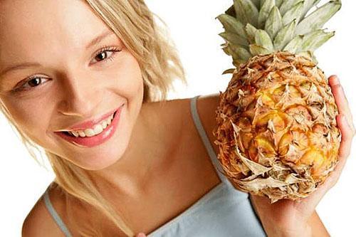 Ananas wordt beschouwd als een elixer voor het endometrium.