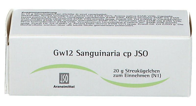 homeopathisch middel van sanguinaria canadian