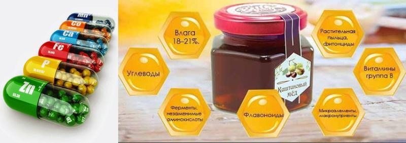 ljekoviti sastojci meda od kestena
