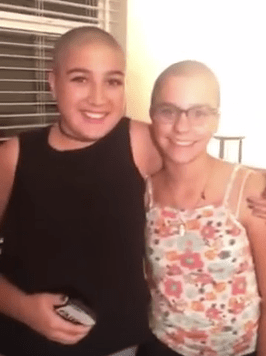 Gabriella, valamint édesanyja és két nővére úgy döntött, hogy leborotválja a fejét, hogy felhívja a figyelmet a rákos gyermekekre és a Szent Baldrick Alapítványra.