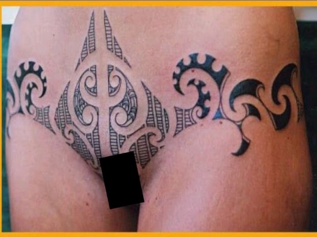 Ha talál egy művészt, aki beleegyezik a nemi szervek tetoválásába - 2000 dollár darab.