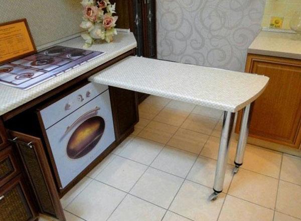 uittrekbare keukentafel