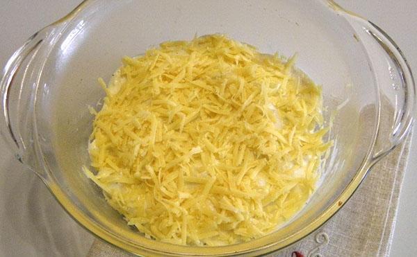 bestrooi met kaas