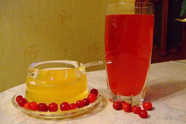 cranberry en honingsap