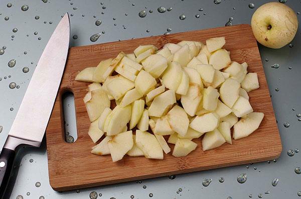 appels snijden