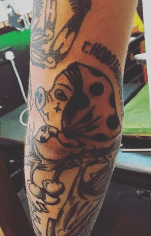 En grisetatovering Jordan Murphy ble også gjort på Fleet St Tattoo Collective. Foto: Jordan Murphy/Instagram