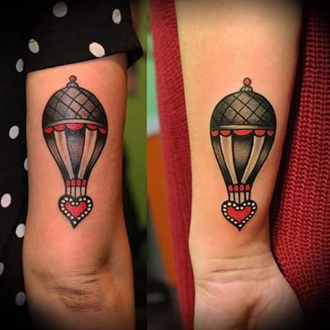 A hőlégballonos tetoválások csodálatosak ezen a világon