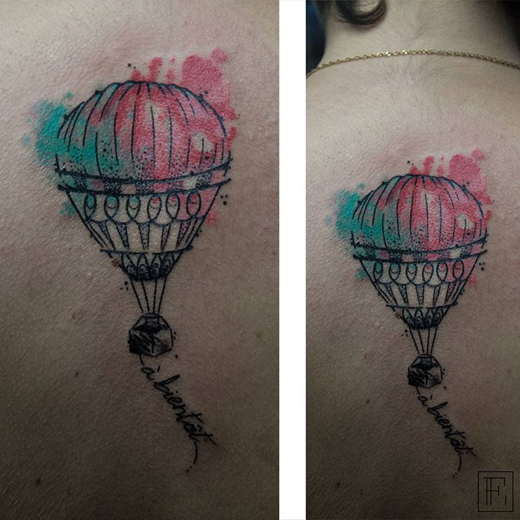 A hőlégballonos tetoválások csodálatosak ezen a világon