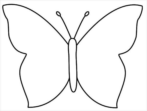 eenvoudige vlinder