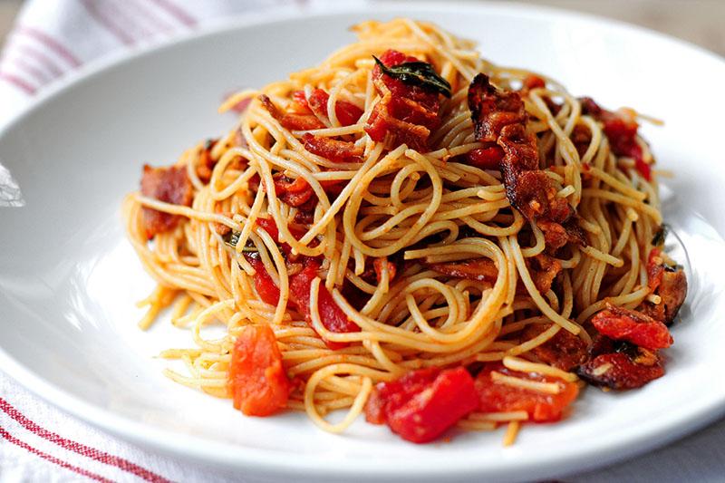 bacon recepten italiaanse pasta