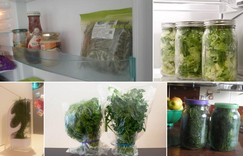 hoe groenten lange tijd in de koelkast te bewaren?