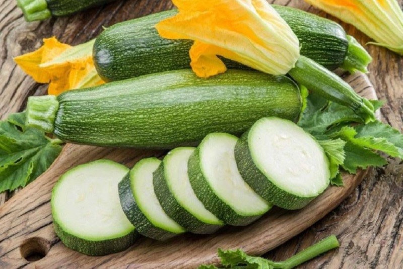 rauwe courgette