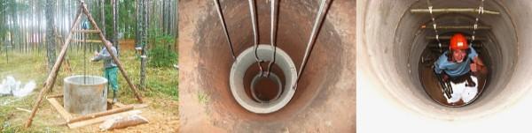 polaganje betonskih prstenova u bunar