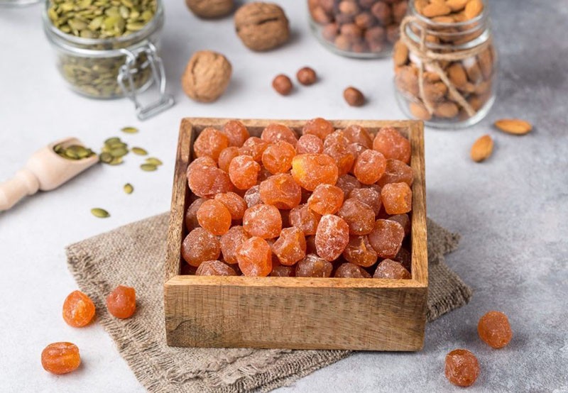 kumquat van gedroogd fruit met een bijzondere samenstelling