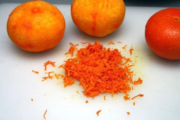 rasp de mandarijnschil