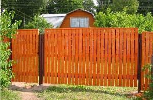 houten hek