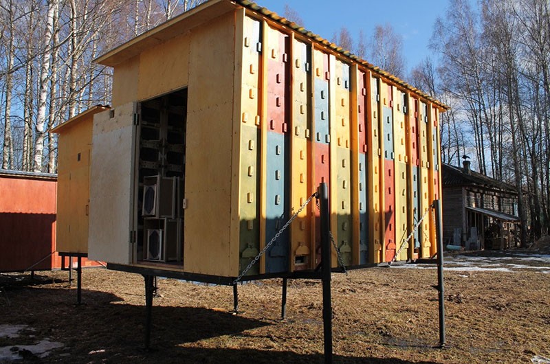 izgradnja stacionarnog pčelinjeg paviljona