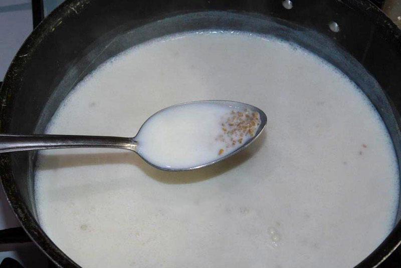 skuhati kašu na mlijeku