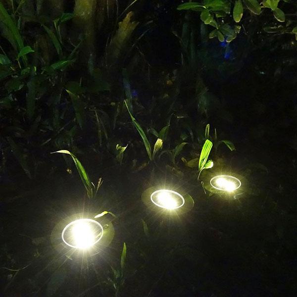 lampen in de tuin