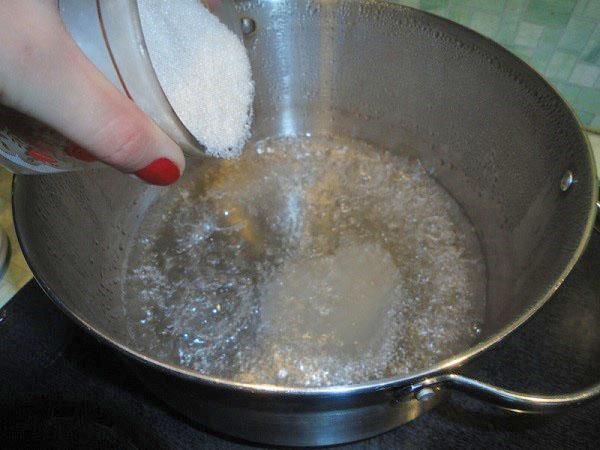 skuhati šećerni sirup