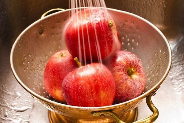 appels wassen voor compote