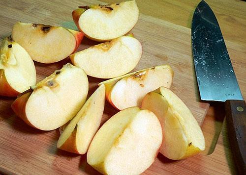 pripremite jabuke za kompot