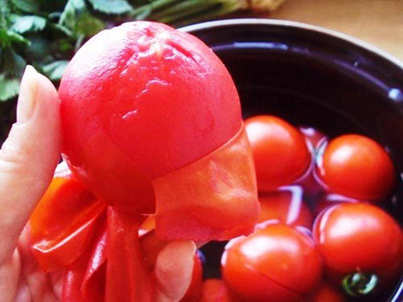 schil de tomaten