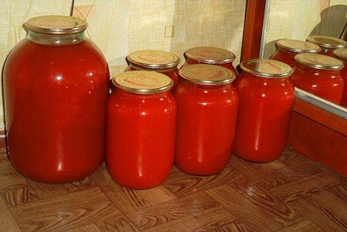 sok od rajčice za buduću upotrebu