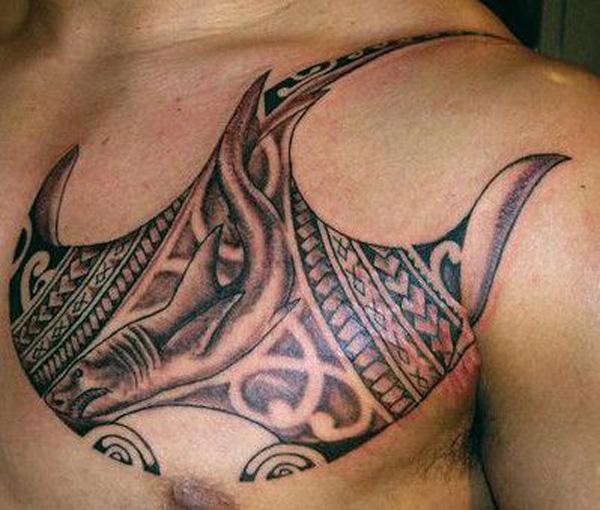 Manta Ray tetoválás-2