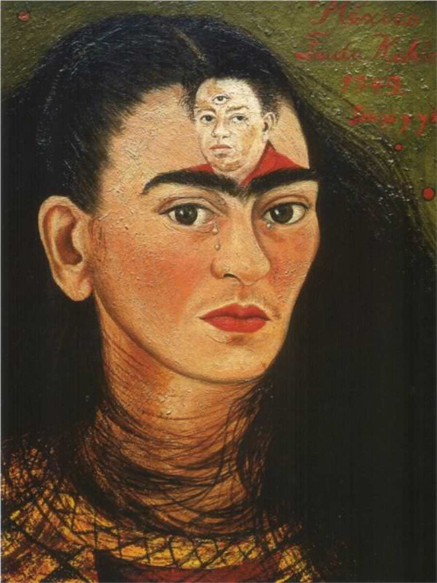 Diego og jeg av Frida Kahlo