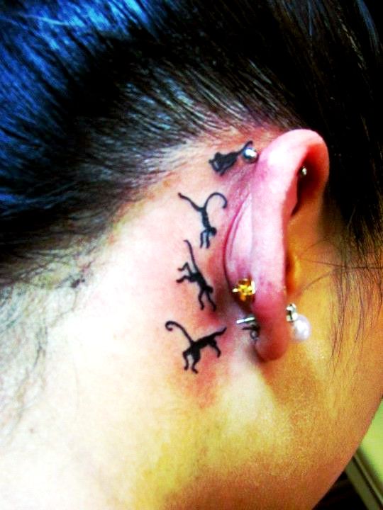 Majom tetoválás képek és ötletek: Csodálatos tetoválás!