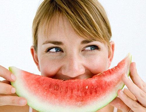 Het zoete, sappige vruchtvlees van watermeloen is geliefd bij velen
