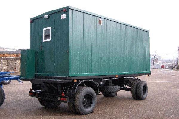 bouw trailer
