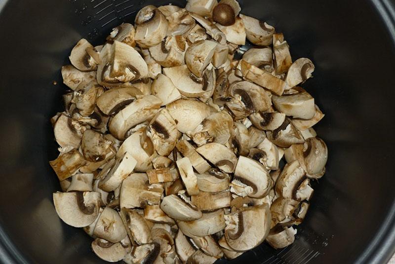 champignons drogen in een slowcooker
