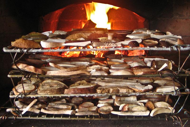 hoe champignons thuis in de oven te drogen