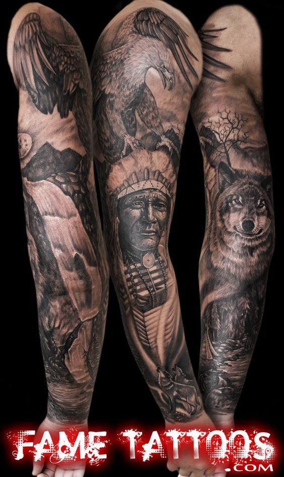 Native American Tattoos - TOP 100 - for Free Spirited