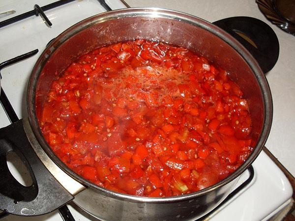 kook tomaten met suiker
