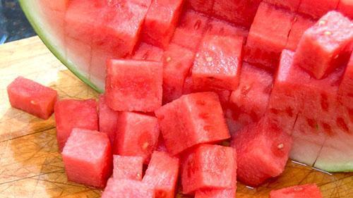 Watermeloen is goed voor spijsverteringsstoornissen