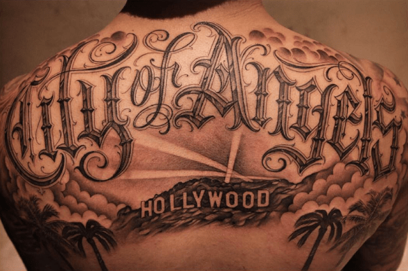Tattoo av Miguel Ochoa. L.A.