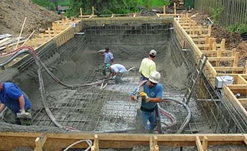 betoniranje bazena hidrauličkim betonom