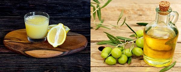 citroensap en olijfolie voor meubelpoets