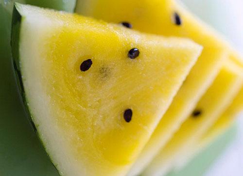 Žute lubenice razlikuju se ne samo po boji, već i po okusu.