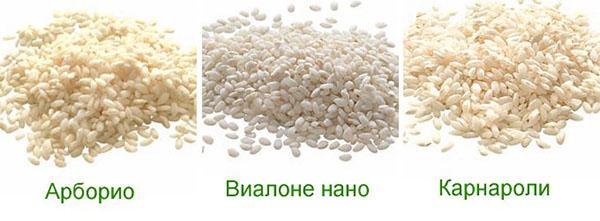 rijstsoorten voor risotto