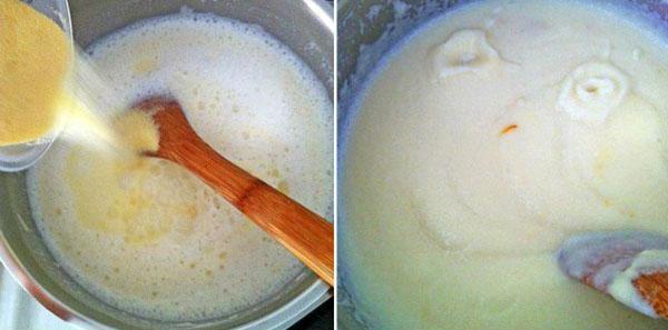 skuhajte griznu kašu na mlijeku